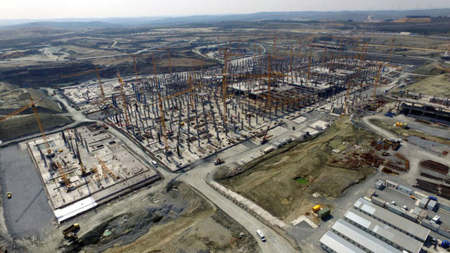 Construction for Istanbul’s new airport, courtesy of airline.ee via link http://bit.ly/2c84ZOc
