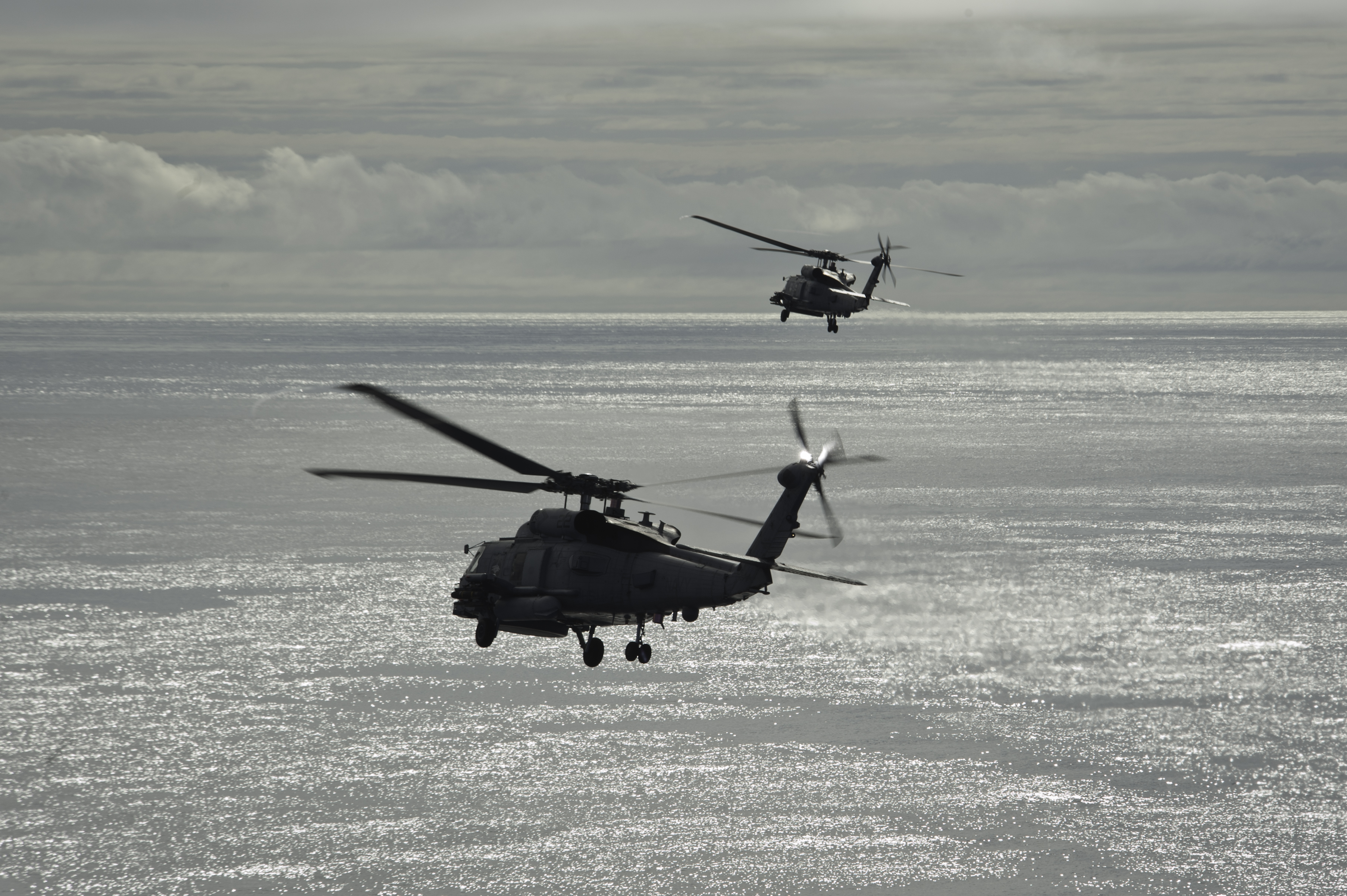 SOUTH CHINA SEA (May 18, 2013) MH-60R Sea Hawk helicopters. Picture by Raul Moreno Jr | Flickr 